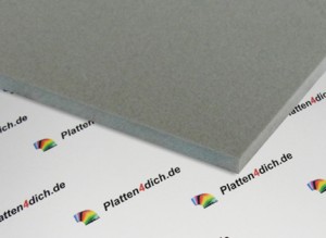 PVC Hartschaumplatte grau